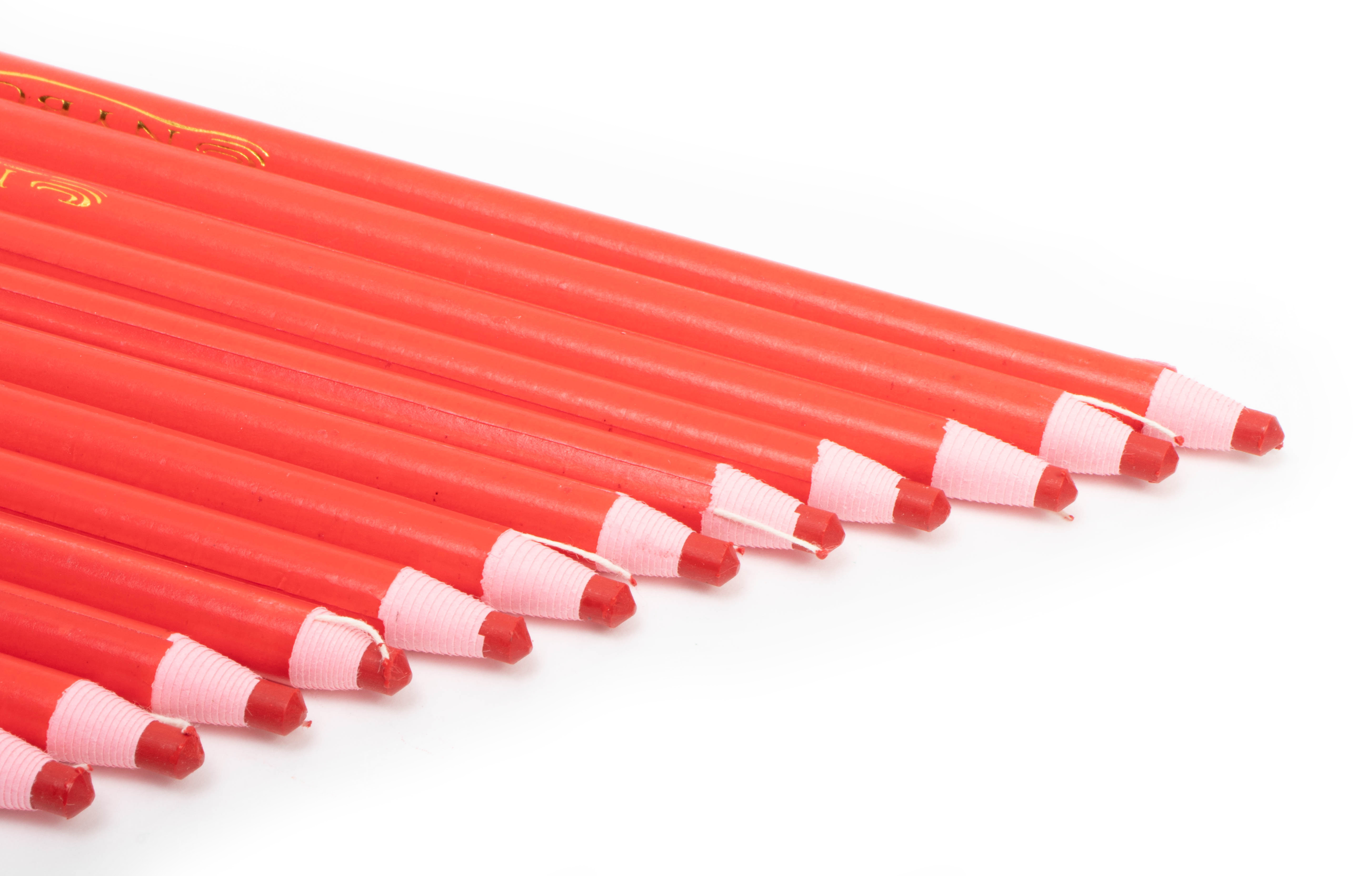 Lápis Ecológico Vermelho com 12 para Risco em Tecido LT-101 - NYBC