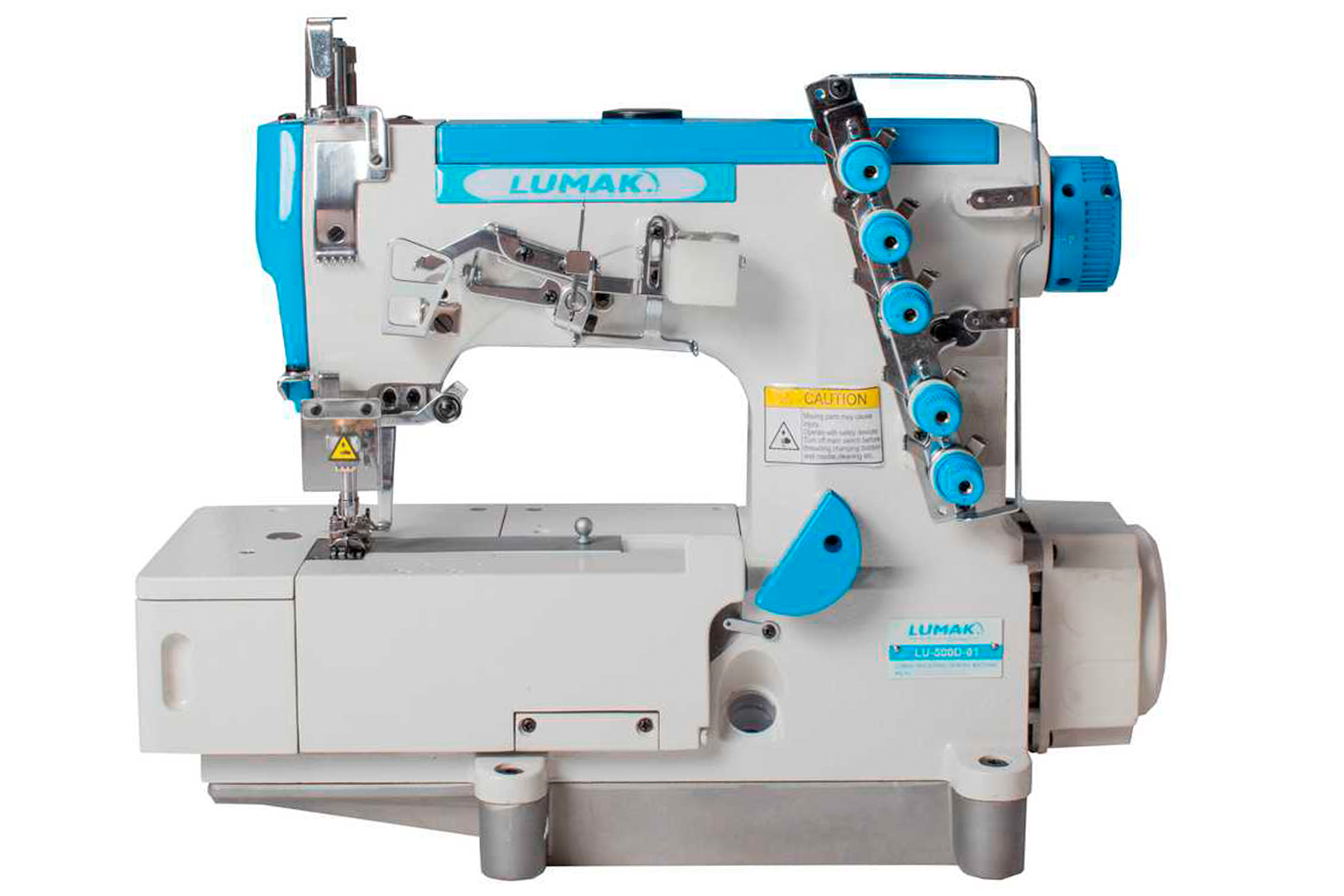 Máquina Costura Industrial Galoneira Plana Fechada LU500D-01-TZ-QI - Lumak