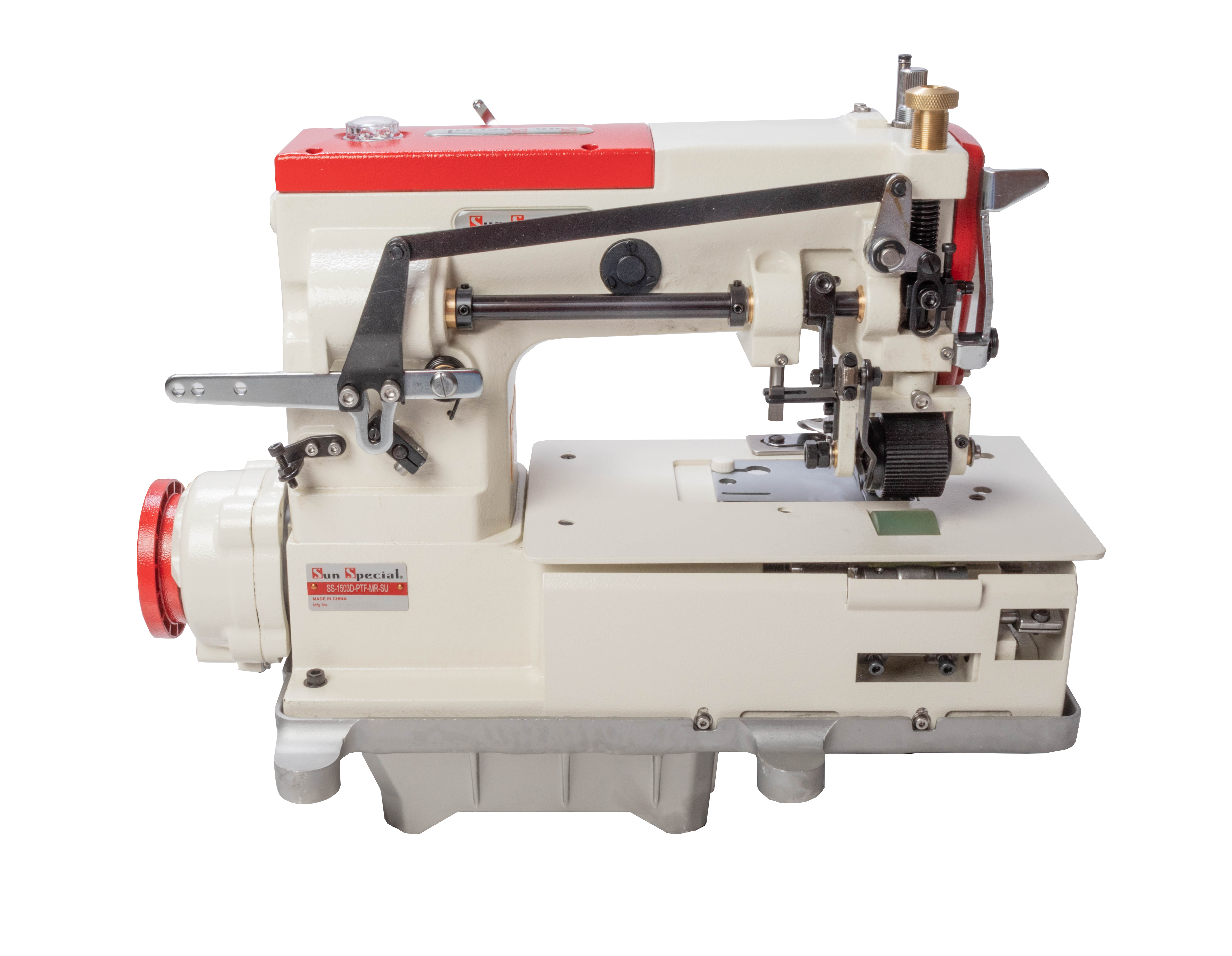 Máquina Costura Industrial Fechadeira Plana SS1503D-PTF-MR-SU - Sun Special
