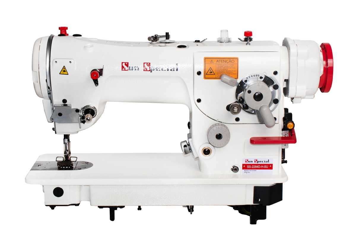 Máquina Costura Industrial Zig Zag 2 e 3 Pontos Direct Drive 220v SS3384D-MQ Sun Special