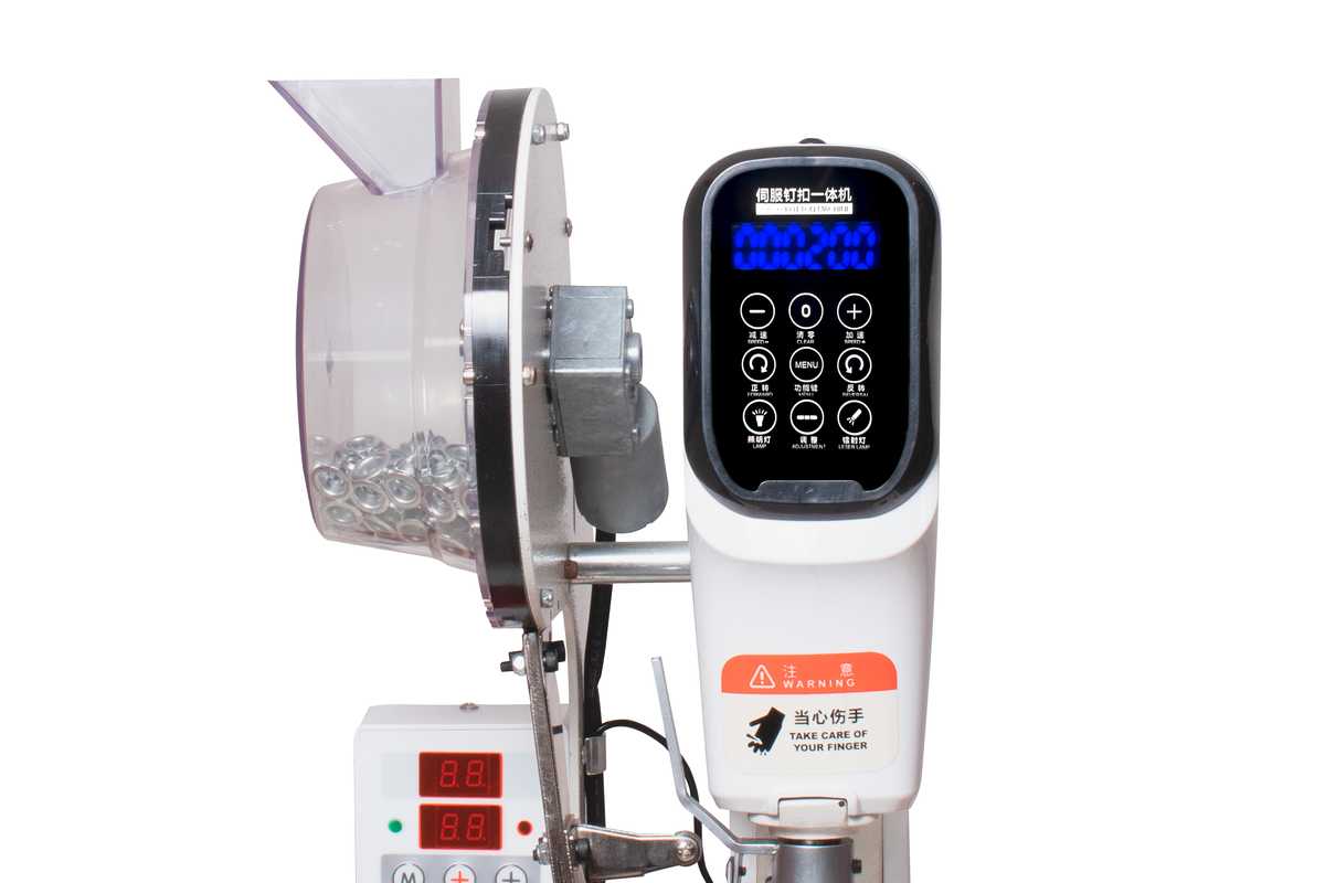 Máquina Industrial Pregar Botão e Ilhós com Alimentador SS-818DSA-ZJ 220V - Sun Special