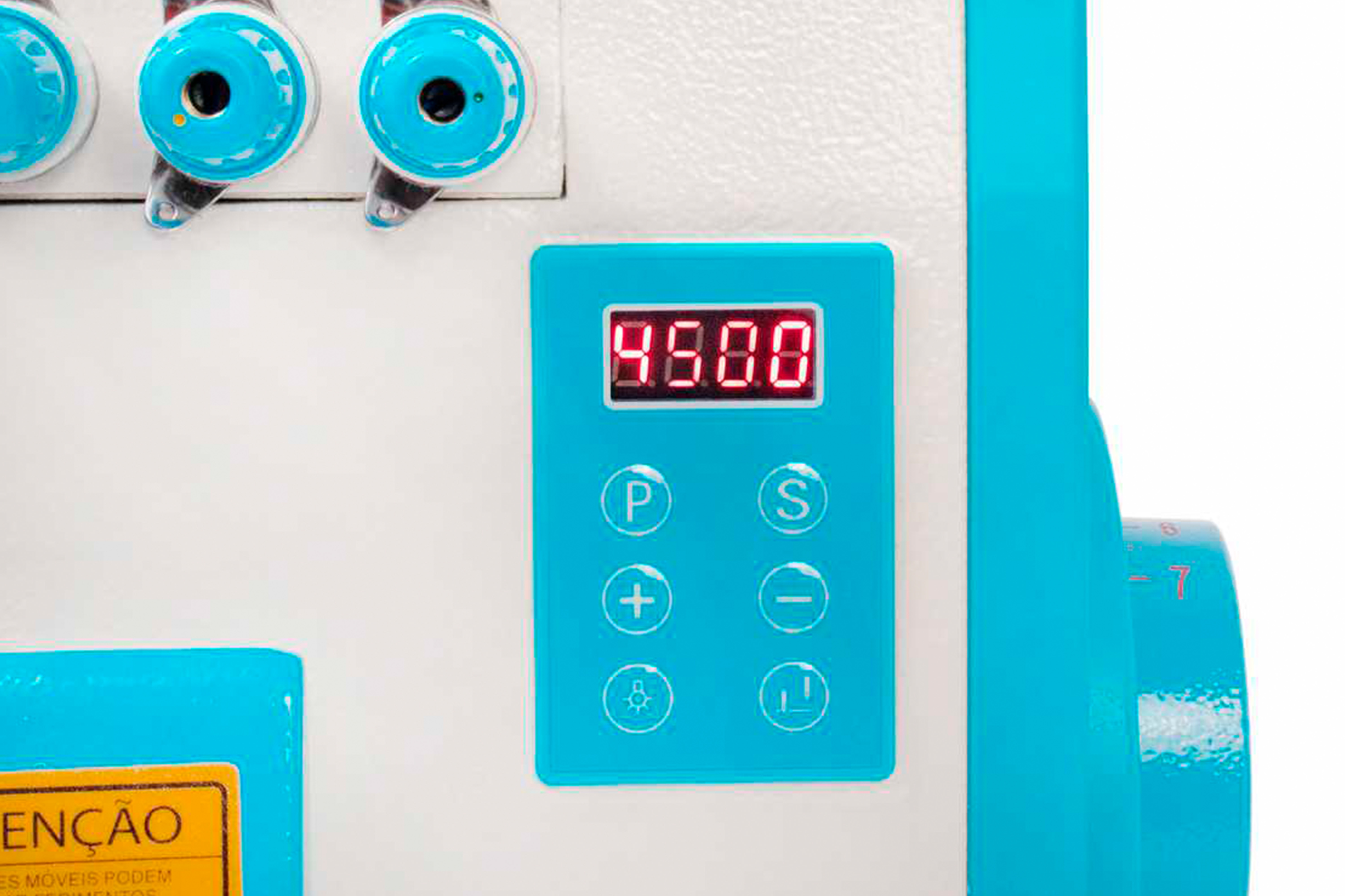 Máquina Costura Overlock Ponto Cadeia Direct Drive LU747DS-TZ-SU Azul 220V - Lumak