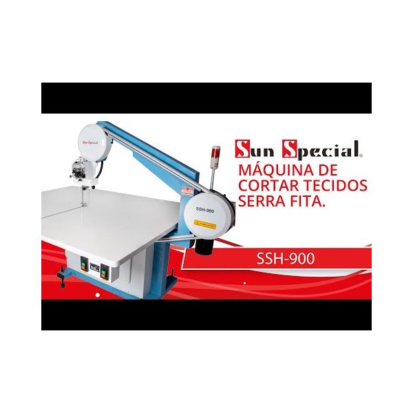 Máquina Serra Fita Cortar Tecidos 750w 220v SSH-900 - Sun Special