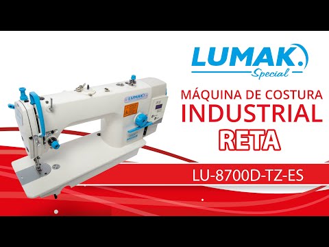 Máquina Costura Industrial Reta Direct Drive 220v LU-8700D-TZ-ES - Lumak