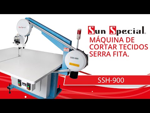 Máquina Serra Fita Cortar Tecidos 750w 220v SSH-900 - Sun Special