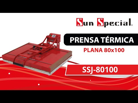 Prensa Térmica Plana 80X100cm 220v SSJ-80100 - Sun Special